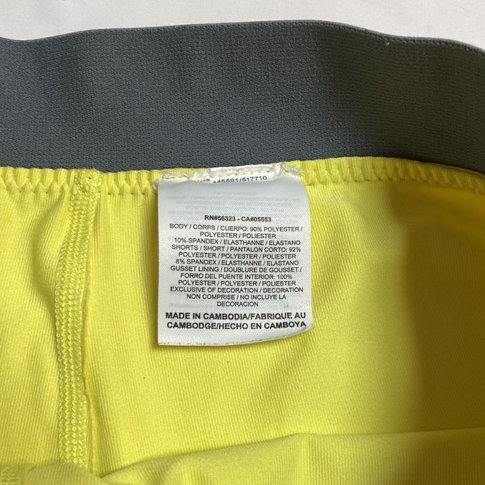 Nike Neon yellow Tennis running skirt with built in shorts lining - Picture 5 of 7